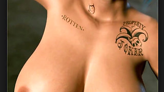 Harley Quinn on the Arkham City Runway Showing Her Thicc Tits and Ass