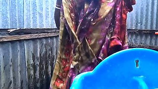 Desi Village Wife Sabita5416 Bathing Naked - Asian Mature Webcam Orgasm