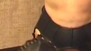 Mature Brunette Submissive Stretched Wide by Massive Toy