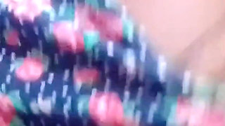 Flashing My Tits Fingering My Hairy Pussy Outdoors