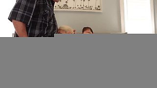 Blonde Wife Cheats on Husband with Agent in HD Foot Fetish Cuckold Scene