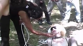 Italian Summer Orgy: Alex Magni Swallows Cum from Big Tits Whores Outdoor