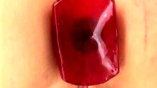 Hot big tit brunette gives hardcore blowjob at party