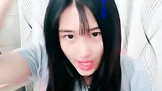 Asian busty teen getting toy fucked hard