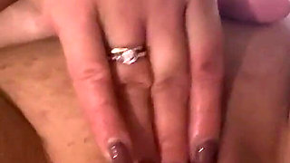 Home Alone Amateur Wife Having Fun with Her Pussy
