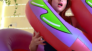 I Am the Prey of a Giant Inflatable Snake