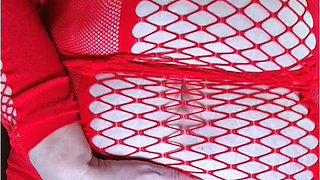 Stripping in My Fishnet Bodysuit to Show My Lover My Mature Married Hairy Pussy - Cheat Wife Bigtits BBW