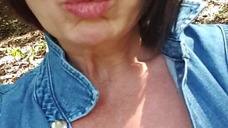 Nude in a Public Place with Squirt