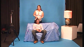 Amateur Casting for Young MILF Fisted in Hairy Pussy Then Fucked and Cummed in Mouth by Huge Cock