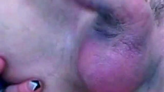 Young man fucks horny skinny teen at home and gets strap on in the ass