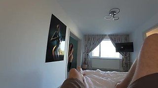 Horny Girlfriend Laura Quest Tests SVAKOM Toy For Long Distance Relationship - Real Amateur Blowjob & Cum Swallow