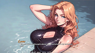 My New Girlfriend #2 - Red Head Step Sis Shows Her New Swimsuit. You Can See Her Big Ass and Big Tits