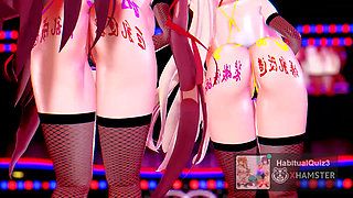 MMD R18 sexy bitch want to fuck clap big ass ahegao 3d hentai big tits cosplay harley queen