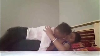 Indian Slender Wifey Fellatio and Standing Porking