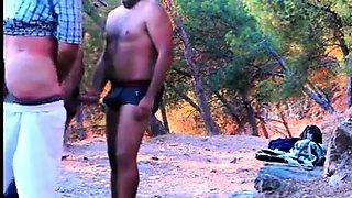 Bareback Orgy Outdoors