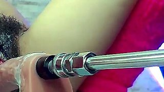 Hairy amateur solo toy fuck