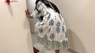 Desi Sister Caught Her Brother Masturbating, Then Fingered and Fucked by Him with Clear Hindi Conversation.