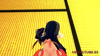 Naruto Hentai Fuck - Big Cock Demon Slayer Fucks Nezuko Hard Creampie