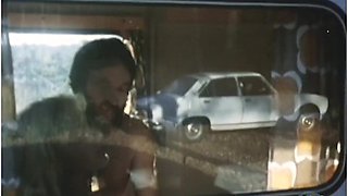 He Is Cuckolded By Sexy Blonde In A Trailer - Brigitte Lahaie