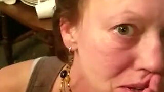 Slut wife sucks and swallows