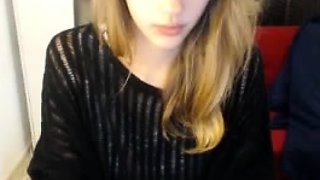 Close up with teen pussy pleased with dildo and vibrator