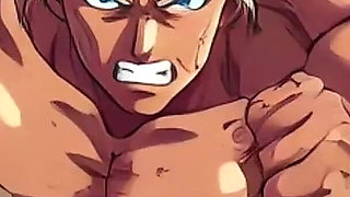 Ai Athletic Women in Cartoon Scenes