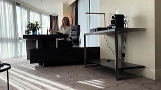 Zara DuRose - A Trapped Redhead Boss Gets Her Ass Fucked In