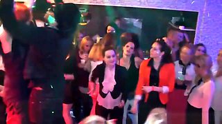 European party teens sucking dicks in the club