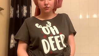 Pregnant Redhead Webcam Masturbation