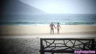 Public Beach Fuck -- Vow Renewals and Cum on My Face