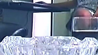 Hairy Blonde Sucks Cock and Gets Fingered Wildly