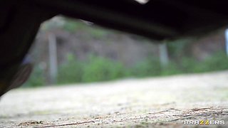 Biker Babes From Berlin Part 2: Public Biker Threesome with Jordi El Nino Polla, Mia Blow, Ria Red