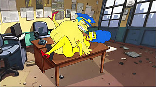 Police Sex Story. Married Housewife Fucks with Sheriff for Her Husband. a Cartoon Parody. Animation. Comic. Parody Simpson