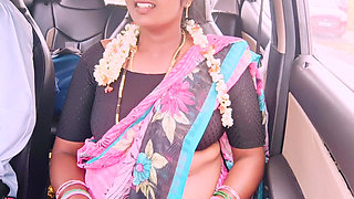 Desi Bhabi Betrays Her Husband by Going on Secret Long Drives with His Younger Stepbrother