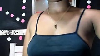 Black Amateur With Saggy Breasts