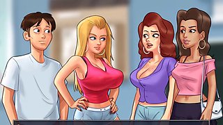 Summertime Saga surprise invitation part by MissKitty2K