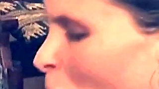 Pregnant MILF with Hairy Pussy Fucked Doggy Style by Husband