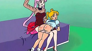 Ass spanking toons