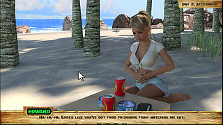 Lewd Island #2 - Start setting up the camp