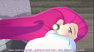 Jessie Rocket POV BJ and sex on the park - Poketmonster