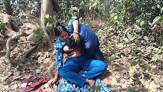 Indian Village Sex Video, Indian Girl Big Boob Press by Her Step Brother in Outdoor Village