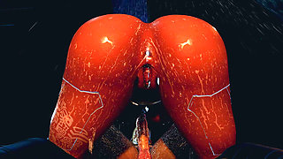Hot Slut Deepthroats Monster Cock Then Rides It Anal Ass Dripping Cum & Intense Gape