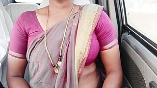 Indian Maid Car Sex with House Owner