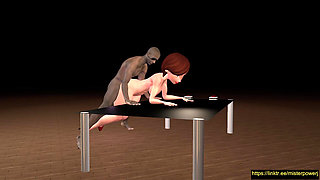 Helen Doggy in the office desk