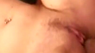 He Is Lying by the Pool When She Sits on His Cock