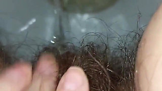 Showing off My Hairy Armpits and Piss