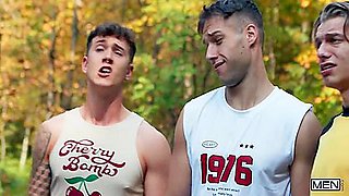 Men: Alone Time Turns Into Trio Fun - Finn August And Kenzo Alvarez