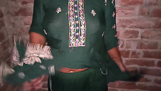 Step hot aunty alone at home