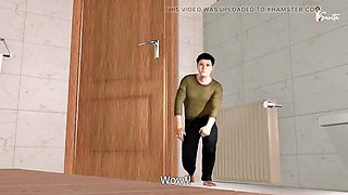 Savita Bhabhi Hot Desi MILF Caught Naked in Bathroom Fingering Pussy