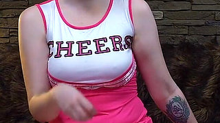 Cheerleader Punishes & Humiliates You for Sneaking on Her